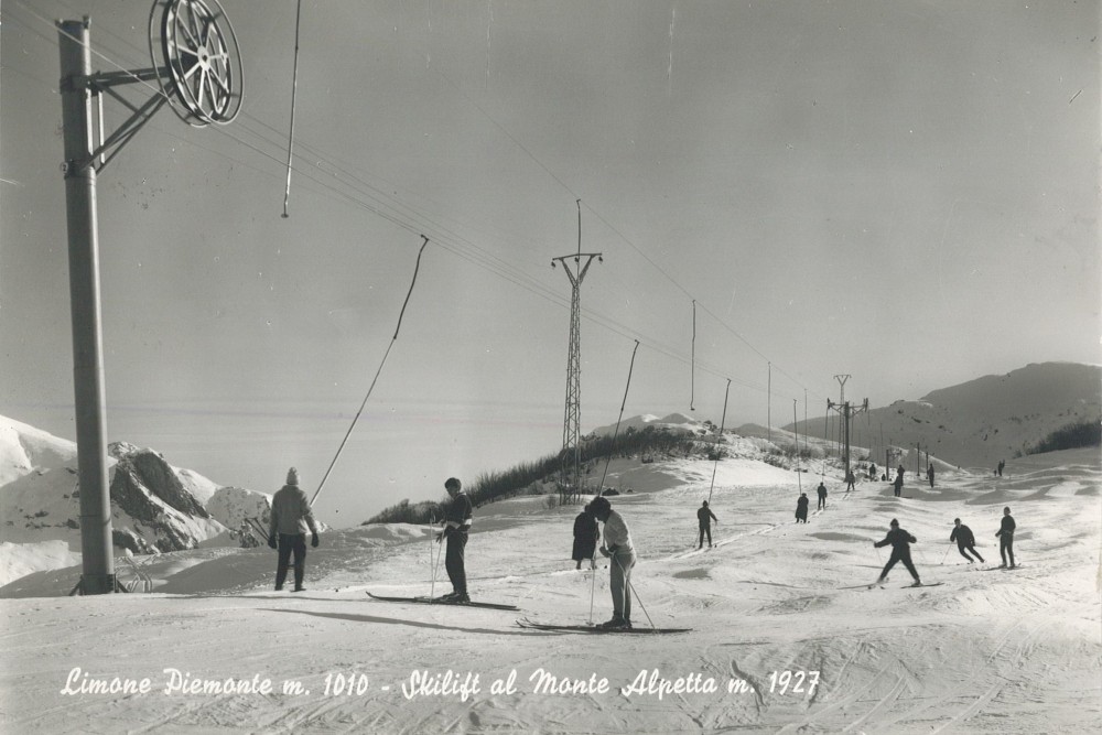 Téléski au Monte Alpetta - années 60